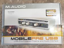 M-Audio MobilePre USB BUS-POWERED Preamp And Audio Interface. Pre-Owned  picture