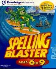 Spelling Blaster Ages 6-9 PC MAC CD learn word lists vocabulary space robot game picture