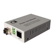 PoE Fiber Multimode LC 850nm Gigabit Ethernet Media Converter - Supplies IEEE... picture