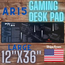 Extended Large AR-15 Gun Style Gaming Mouse Pad Computer Keyboard Mat XL picture