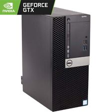 Dell Gaming PC Tower Windows 10 Computer Intel 8GB 1TB HDD Wi-Fi NVIDIA Graphics picture