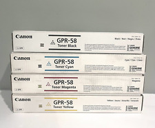 Canon GPR-58 Toner Cartridges Set KCMY For ImageRunner C256iF II, C356iF III NEW picture