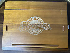 New Pottery Barn Lap Desk Wood Locker Milwaukee Brewers MLB picture