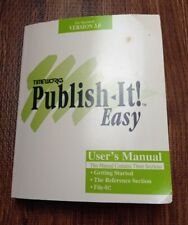 Timeworks Publish It Easy Macintosh Version 3.0  1992 Book picture