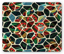 Ambesonne Colorful Motifs Mousepad Rectangle Non-Slip Rubber picture