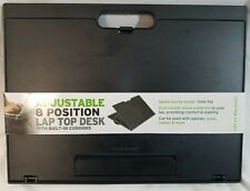 Mind Reader LTADJUST-BLK Adjustable Portable 8 Position Laptop Desk - Black picture