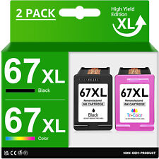 2x 67XL High Yield Ink Cartridge for HP Deskjet 2755 4155 2752 Envy 6055 6455 picture