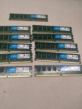 lot of 11 2GB Crucial CT25664AA800.C16FMD PC2-6400 800MHz non-ECC DDR2 RAM picture