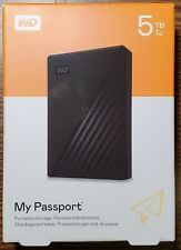 New Sealed WD 5TB My Passport USB Portable External Hard Drive WDBPKJ0050BBK picture