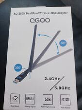 QGOO AC1200M Wireless Dual-Band USB Adapter - Black picture