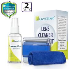 2x Screen Cleaning Kit Cleaner Spray Brush Microfiber Cloth Wipe LED TV Camera picture