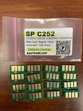 16 x Toner Reset Chip for Ricoh SP C252DN, C252SF, C262DNw, C262SFNw Refill picture