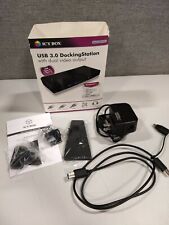 ICY BOX USB 3.0 DOCKING STATIONW/ DUAL VIDEO OUTPUT BLACK  picture