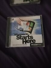 Windows 98 Starts Here CD Brand New picture