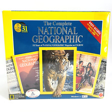THE COMPLETE NATIONAL GEOGRAPHIC 111 YEARS OF MAGAZINE ON 31 CD-ROMS-MATTEL-NIB picture