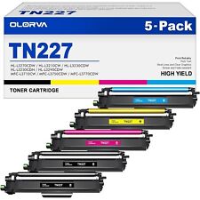 5 Pack TN227 High Yield Toner Cartridge Compatible for TN-227 Brother TN-223 bk picture