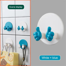 2Pcs Thumb Wall Hook Cable Clip Data Cable Wire Holder Self Adhesive Home Door O picture