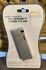 Mi Micro Innovations High Speed 4 Port USB 2.0 HUB Model BRAND NEW picture