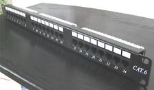 TELECT 24-Port CAT6 Unshielded Rackmounted Ethernet Patch Panel  EPPE-CAT6-24IDC picture