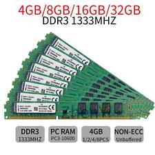 32GB 16GB 8GB 4GB PC3-10600 DDR3 KVR1333D3N9/4G Desktop RAM For Kingston Lot picture