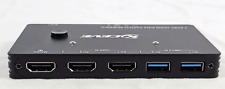 8K HDMI KVM Switch 1 Monitor 2 Computers, 8K@60Hz 2 Port HDMI 2.1 w 4 USB ports picture