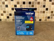 GENUINE BROTHER LC105 XXL CYAN INK CARTRIDGE EXP 2022-2023 B3-9(2) picture