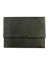 BURBERRY NORTHCHURCH LEATHER IPAD AIR CASE SLEEVE Olive Green $595 RARE picture
