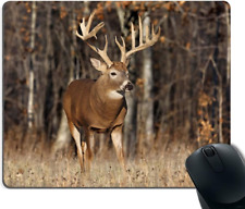 Smooffly Gaming Mouse Pad Custom,Deer Grass Forest Hunting Customized Rectangle picture