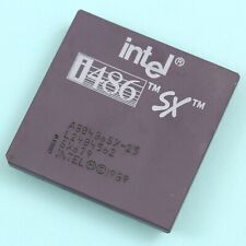 Intel 486 SX 25Mhz CPU Processor SX679 486SX-25 PGA 168 Socket 1-3 Ceramic Gold picture
