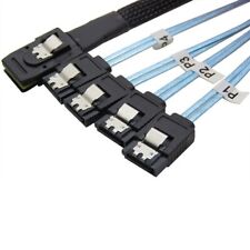 2pcs Mini SAS to 4-SATA SFF-8087 Multi-Lane Forward Breakout Internal Cable 50CM picture