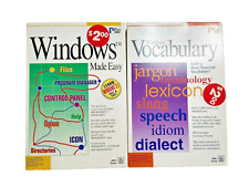 Vintage 90's Windows Made Easy & Vocabulary IBM Tandy Disk Pro One 1994 picture