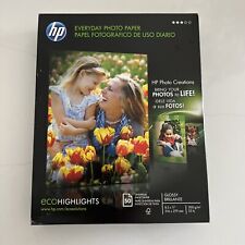 HP Everyday InkJet Gloss Brilliant Photo Paper 50 Sheets 8.5x11 SEALED (2 PACKS) picture