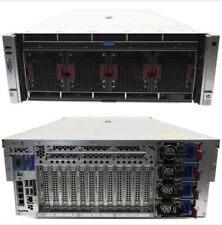 HP Proliant DL580 G8 4x Xeon E7-4820 v2 2.8ghz 60-Cores 384gb 4x 1200w ( No HDs picture