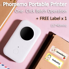 Phomemo D30 Thermal Label Maker Inkless Machine Mini Portable Bluetooth Printer picture