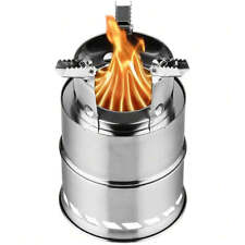 NNETM Portable Stainless Steel Firewood Stove for Outdoor Camping picture