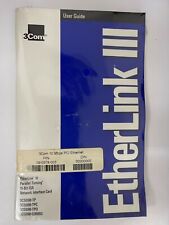 RARE VINTAGE NEW SEALED 3COM ETHERLINK III MANUAL AND DRIVER DISK 09-0978-003 picture