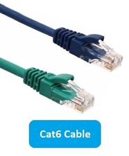 10 ft CAT6 Ethernet Cable 10 PACK, Premium Quality High Speed LAN Patch Cord CCA picture