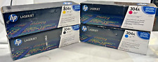 Genuine HP 304A Toner Cartridge 4 Pack for Color LaserJet CP2025 CM2320 picture