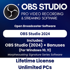 OBS Studio PRO 2024 - Video Recording | Live Streaming Screen Recording Software picture
