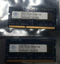 8GB, 2 x 4GB NANYA 1Rx8 PC3L-12800S Laptop SODIMM DDR3 1600MHz RAM Memory picture