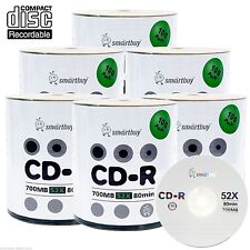 600 Smartbuy CD-R CDR 52X 700MB/80Min Logo Top Blank Media Data Recordable Disc picture