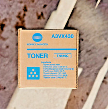 Genuine Konica Minolta TN619C (A3VX430) Cyan Toner Cartridge - NEW SEALED picture