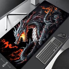 2023 New Large Black Desk Mat, Soft Computer Desk Mat, Dragon Mouse Mat Hot picture