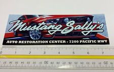 MUSTANG SALLY'S Pacific vintage reproduction 7/12' x 2 1/2 Billboard VINYL decal picture