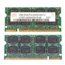 2PCS Hynix 2GB PC2-5300 DDR2 667Mhz OEM 200pin  Laptop Sodimm Memory RAM US picture