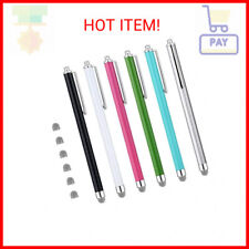 6 Pack Touch Stylus Pen Set for Capacitive Screen Devices with Extra Tips picture