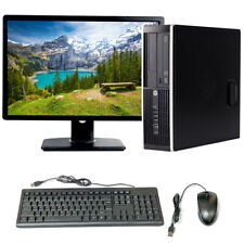 Fast HP Pro Desktop Computer Intel i3 Windows 10 Pro PC 8GB 1TB HDD 22 LCD WIFI picture