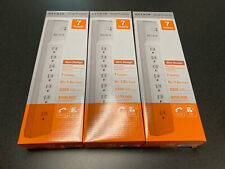 LOT OF 3 - New Belkin Series SurgeMaster Surge Protector 7 Outlets 6 ft Cord picture