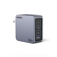 UGREEN Nexode Pro 160W USB C Charger, 4-Port PD 3.1 GaN Compact Fast PPS Wall picture