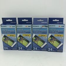 4 BOXES Sony SVM-24CS Print Pack for Sony DPP-MP Printer (48 2x3.25